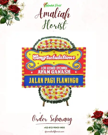 Sewa Papan Bunga Kakaskasen Dua
